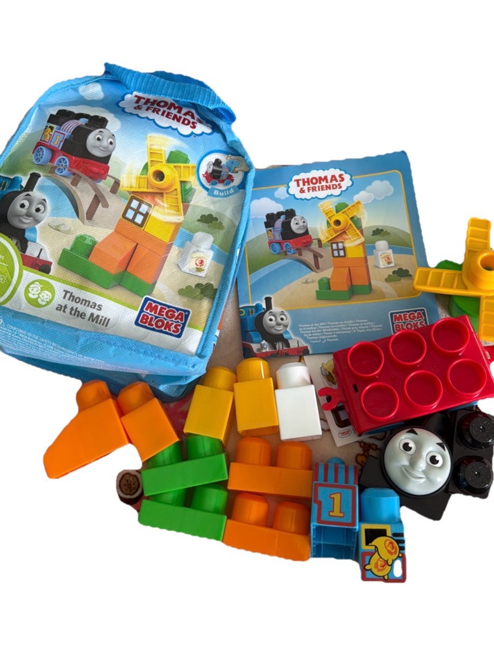 Thomas & Friends Thomas at the Mill Mega Bloks Building Set Train Kids Toy
